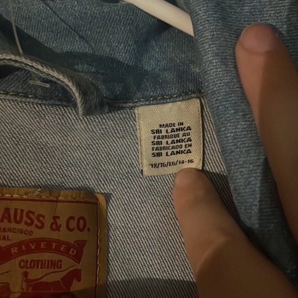 New without tags Levi Jean jacket - Picture 5 of 6